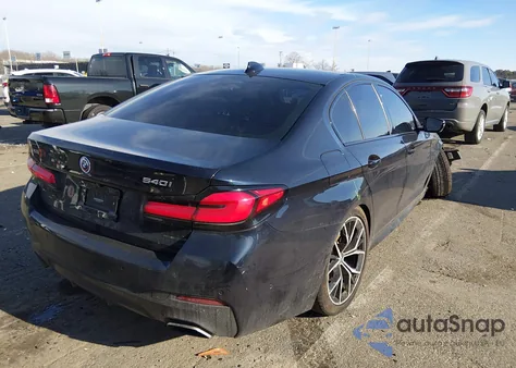 2021 BMW 540I xDrive z USA, uszkodzony, nr VIN WBA73BJ0XMCE79063